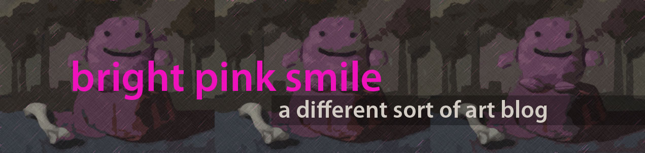 banner for Bright Pink Smile art blog